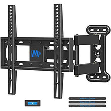 Load image into Gallery viewer, Mounting Dream UL Certificated TV Mount Full Motion for 26-55 Inch LED,LCD,OLED Flat Screen TV, Perfect Center Design, TV Wall Mount Bracket with Articulating Arm up to VESA 400x400mm, 60 lbs, MD2377