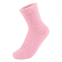Load image into Gallery viewer, Zando Women's Winter Fuzzy Warm Crew Sock Microfiber Cozy Sleeping Plush Socks Thick Fluffy Slipper Sock Casual Super Soft Home Sock 5 Pairs Rainbow Solid One Size