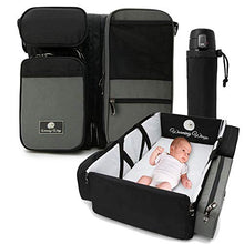 Load image into Gallery viewer, Multipurpose Portable Baby Changing Mat: Diaper Bag, Foldable Travel Bassinet, Playpen & Storage