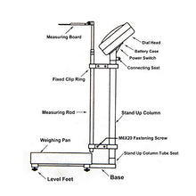 Load image into Gallery viewer, ZYLA Physician Beam Scale W/Height Rod, Eye Level Digital Medical Scale, High Precision Physician Scale, Aviation Aluminum + Carbon Steel