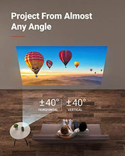 Load image into Gallery viewer, Anker NEBULA Capsule Max, Pint-Sized Wi-Fi Mini Projector, 200 ANSI Lumen Portable Projector, Native 720p HD, 8W Speaker, Movie Projector, 100 Inch Picture, 4-Hour Video Playtime, Home Entertainment