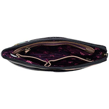 Load image into Gallery viewer, Anuschka Women’s Genuine Leather Three-In-One Clutch - Hand Painted Exterior - Island Escape Black