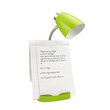 Load image into Gallery viewer, Limelights LD1002-GRN Gooseneck Organizer iPad Stand or Book Holder Desk Lamp, Green