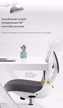 Load image into Gallery viewer, NOLOGO Desk Chair Flip-up Armrest Ergonomic Task Chair Compact 120° Locking 360° Rotation Seat Surface Lift Reinforced Nylon Resin Base (Color : K704)