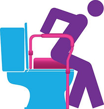 Load image into Gallery viewer, NOVA Medical Products Toilet Rails & Frame, Handrails for Toilet Seat, Safety Support Frame for Bathroom Toilet, Quick and Easy Installation, Grey (8200-R)