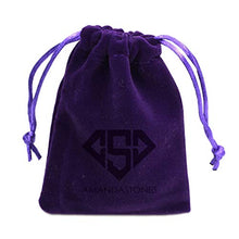 Load image into Gallery viewer, Natural Faceted African Amethyst Handmade Gemstone 8mm Round Beads Elastic Bracelet 7 Inch