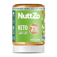 Load image into Gallery viewer, Keto Nut Butter by NuttZo | 7 Nuts & Seeds Blend, Keto-Friendly, Gluten-Free, Vegan, Kosher | 1g Sugar, 4g Protein, 2g Net Carbs | 12oz Jar