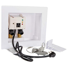 Load image into Gallery viewer, Watts A2C-WB-M1 1/2 in Automatic Washing Machine Shutoff Valve with Leak Sensor, Inlet Adapters