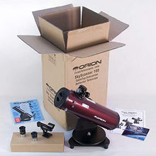 Load image into Gallery viewer, Orion 10012 SkyScanner 100mm TableTop Reflector Telescope (Burgundy)