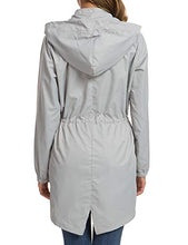 Load image into Gallery viewer, Besshopie Women's Lightweight Water-Resistant Raincoat Windbreaker Jacket with Hood