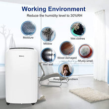 Load image into Gallery viewer, Shinco 2,000 Sq.Ft Dehumidifier for Basements, Home, Office, Bedroom, Bathroom, Laundry room and Garage. Auto or Manual Drain, Quietly Remove Moisture & Control Humidity