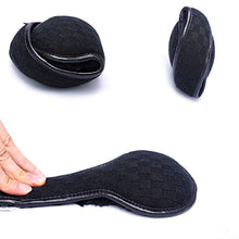 Load image into Gallery viewer, Ear Warmers For Men Women Foldable Fleece Unisex Winter Warm Earmuffs Outdoor Skiing,Biking (Black)