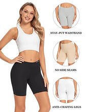 Load image into Gallery viewer, POKARLA Womens Underwear Cotton Boxer Shorts Anti Chafing Bike Shorts Boyshorts Panties