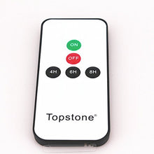 Load image into Gallery viewer, Topstone LED Tea Light,Flameless Flickering Tealight with Remote Control,Long Lasting Battery Operated LED Tealights Candle with Timer,for Seasonal &Festival Celebration,Pack of 12(Warm White)