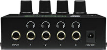 Load image into Gallery viewer, Mackie HM Series, 4-Way Headphone Amplifier Mixer Accessory 1-ch x 4 headphones (HM-4)