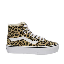 Load image into Gallery viewer, Vans Unisex Filmore High Top Platform Sneaker - Antique White Leopard 7.5