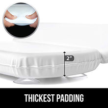 Load image into Gallery viewer, GORILLA GRIP Original Spa Bath Pillow Features Powerful Gripping Technology, Comfortable, Soft, Large, 14.5x11, Luxury 2 Panel Design for Shoulder, Neck Support, Great for Hot Tub, Jacuzzi, Spas