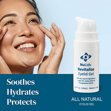Load image into Gallery viewer, NuLids Soft Tip Lubricant for Dry Eye Relief Therapy and Skin Health, Made with Soothing Argan Oil, Jojoba Esters, and Pomegranate Extract, 0.34 Fl oz