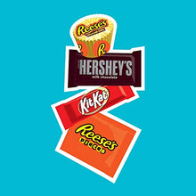 Load image into Gallery viewer, REESE'S, HERSHEY'S & KIT KAT® Miniatures Chocolate Assortment Candy, Bulk Candy, 33.38 oz Bag (93 Pieces)