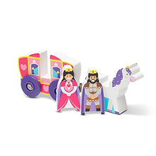 Load image into Gallery viewer, Melissa & Doug Magical Kingdom Activity Rug Play Set – 4 Wooden Play Pieces