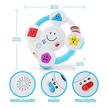 Load image into Gallery viewer, BEST LEARNING My Spin & Learn Steering Wheel - Interactive Educational Toys for 6 to 36 Months Old Infants, Babies, Toddlers - Learn Colors, Shapes, Feelings & Music Game - Ideal Baby Toy Gifts