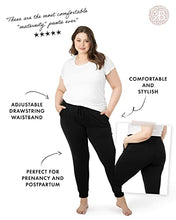 Load image into Gallery viewer, Kindred Bravely Everyday Maternity Joggers/Lounge Pants for Women (Black, Small)