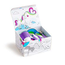 Load image into Gallery viewer, Munchkin Color Me Hungry Splash 7pc Toddler Dining Set – Plate, Bowl, Cup, and Utensils in a Gift Box, Purple