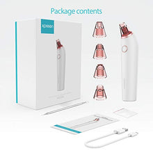 Load image into Gallery viewer, Blackhead Remover Vacuum - Xpreen Face Vacuum Pore Cleanser, Pore Vacuum Rechargeable Black Head Suctioner Removel Tool, Blackhead Vacume with 4 Adjustable Suction Porbes, Pore Vaccume for Face Care