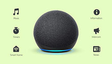 Load image into Gallery viewer, All-new Echo Dot (4th Gen) | Smart speaker with Alexa | Charcoal