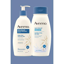 Load image into Gallery viewer, Aveeno Skin Relief Fragrance-Free Moisturizing Lotion for Sensitive Skin, with Natural Shea Butter & Triple Oat Complex, Unscented Therapeutic Body Lotion for Itchy, Extra-Dry Skin, 18 fl. oz