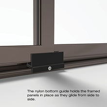 Load image into Gallery viewer, Basco Infinity Shower Door Framed Obscure Glass Sliding Door, Oil-Rubbed Bronze