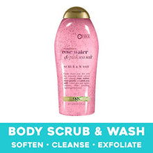 Load image into Gallery viewer, OGX Pink sea salt & rosewater gentle soothing body scrub, 19.5 Ounce, 1.0 Count
