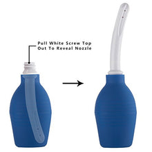 Load image into Gallery viewer, Enema Bulb Clean Anal Vaginal Silicone Douche for Men Women and Men (Blue Color) - Comfortable Medical Kits