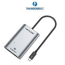 Load image into Gallery viewer, WAVLINK Thunderbolt 3 to Dual HDMI Display Adapter 4K@60Hz, Thunderbolt 3 up to 40Gbps to Dual Monitor HDMI 2.0 Video Converter Compatible with 2016 above MacBook Pro and Some Windows, Plug & Play