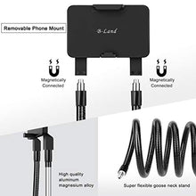 Load image into Gallery viewer, B-Land Cell Phone Holder, Universal Mobile Phone Stand, Lazy Bracket, DIY Flexible Mount Stand with Multiple Function (Black)