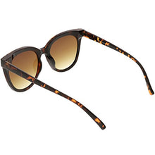 Load image into Gallery viewer, zeroUV - Oversize Neutral Color Flat Lens Cat Eye Sunglasses 60mm (Tortoise/Amber)