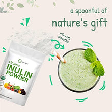 Load image into Gallery viewer, Organic Inulin FOS Powder (Jerusalem Artichoke), 2.2 Pounds (35 Ounce), Quick Water Soluble, Prebiotic Intestinal Support for Colon and Gut Health, Natural Fibers for Smoothie & Drinks, Vegan Friendly