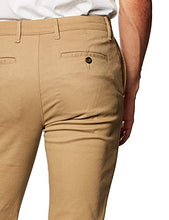 Load image into Gallery viewer, Amazon Essentials Men's Relaxed-Fit Casual Stretch Khaki, Dark Khaki, 33W x 32L