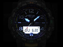 Load image into Gallery viewer, Casio Men's Pro Trek Bluetooth Connected Quartz Sport Watch with Resin Strap, Black, 22.2 (Model: PRT-B50-1CR)