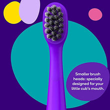 Load image into Gallery viewer, BURSTkids Electric Toothbrush with Soft Charcoal Black Bristles, Small Head & Comfort Grip, 2 Minute Built in Timer, for Kids Ages 3+, Children Toothbrush for Healthier Smiles for, 2 Modes, Blue