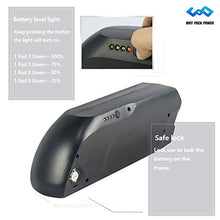 Load image into Gallery viewer, 36V 15AH Ebike Battery with USB Charge Socket,Lithium ion Electric Bike Battery for 500W Bike Motor,Waterproof Shell