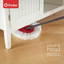 Load image into Gallery viewer, O-Cedar Easywring Microfiber Spin Mop & Bucket Floor Cleaning System with 2 Extra Refills