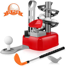 Load image into Gallery viewer, Blasland Kids Golf Toys Set - Outdoor Lawn Sport Toy, Training Golf Balls & Clubs Equipment, Indoor Exercise, Outside Yard Active Gifts Toys for 3 4 5 6 7 8 Year Olds Toddlers Boys Girls