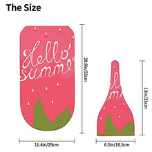 Load image into Gallery viewer, Strawberry Hello Summer Baby Swaddle Cocoon Sack,The Simple Swaddle with Beanie Set ,Soft Stretchy Comfortable Receiving Blanket for Infants & Newborns 0-6 Months