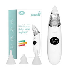 Load image into Gallery viewer, Baby Nasal Aspirator | Baby Nose Sucker | Baby Nose Cleaner, Automatic Booger Sucker for Baby, Rechargeable, with Pause & Music & Light Soothing Function