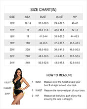 Load image into Gallery viewer, Yonique Women Plus Size One Piece Swimsuits Tummy Control Bathing Suit Front Crossover Swimwear Strapless Monokinis Purple 20W