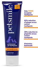 Load image into Gallery viewer, Petsmile Professional Dog Teeth Brushing Kit | VOHC Approved Plaque and Tartar Control Pet Toothpaste & Toothbrush | Human-Grade Ingredients Improve Dental Health (Say Cheese, 4.2 Oz)