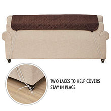 Load image into Gallery viewer, Rose Home Fashion RHF Anti-Slip Oversized Recliner Cover for Leather Sofa & Oversized Recliner Covers, Slipcovers for Recliner, Recliner Covers, Recliner Chair Covers(Recliner-Oversized:Chocolate)