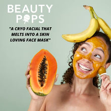 Load image into Gallery viewer, Love & Pebble Beauty Pops - Ice Roller for Face Massage & Skin Care Ice Mask for Face Set with Turmeric & Aloe | Cryo Dermal Benefits of Ice Face Roller and Gua Sha, As Seen on Shark Tank and Tik Tok