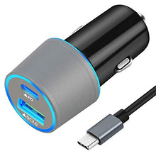 Load image into Gallery viewer, Fast USB C Car Charger,Compatible with Google Pixel 6/6 Pro/5a/5/4a/4/4 XL/3 XL/3/3a XL/3a/2 XL/2/XL, 30W Power Delivery & Quick Charge 3.0 Car Adapter (Fast Charging Type C Cable 3.3Ft Included)